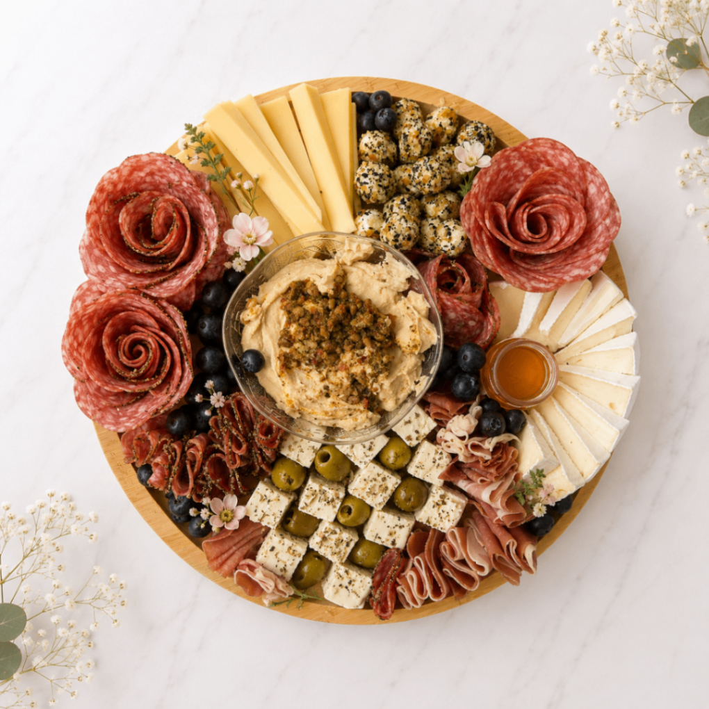 Artisan charcuterie board with cured meats, cheeses, and seasonal fruit — Miami